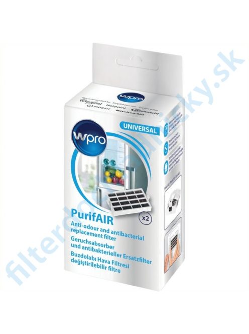 2 db - WPRO PurifAIR szagtalanító és antibakteriális szűrőbetét Whirlpool hűtőszekrényhez PUR505 - 484000008972